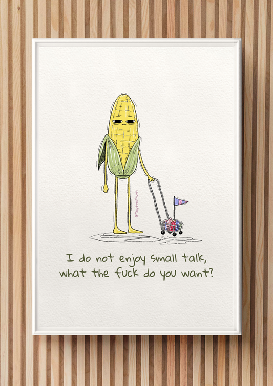 Small Talk Original Print