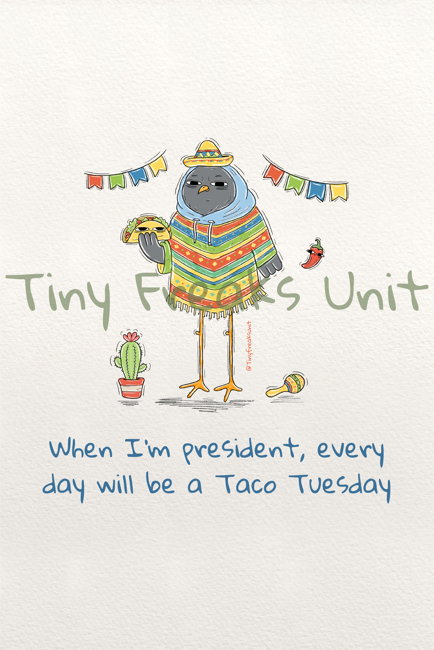 Taco Tuesday Original Print