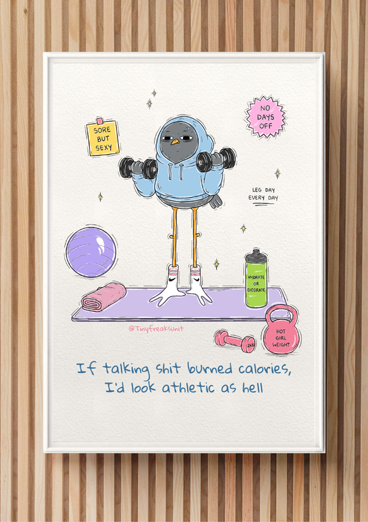 Talking Shit Original Print