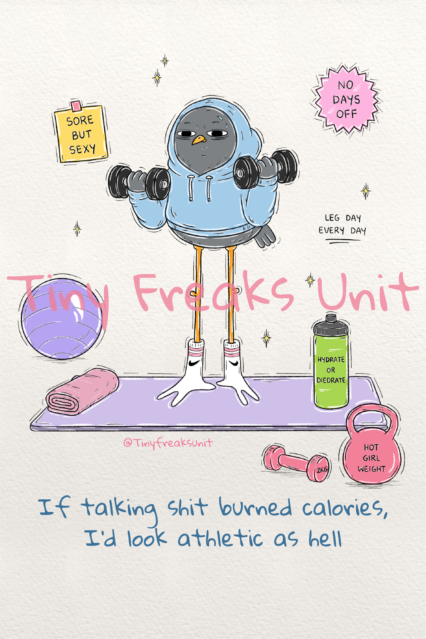 Talking Shit Original Print