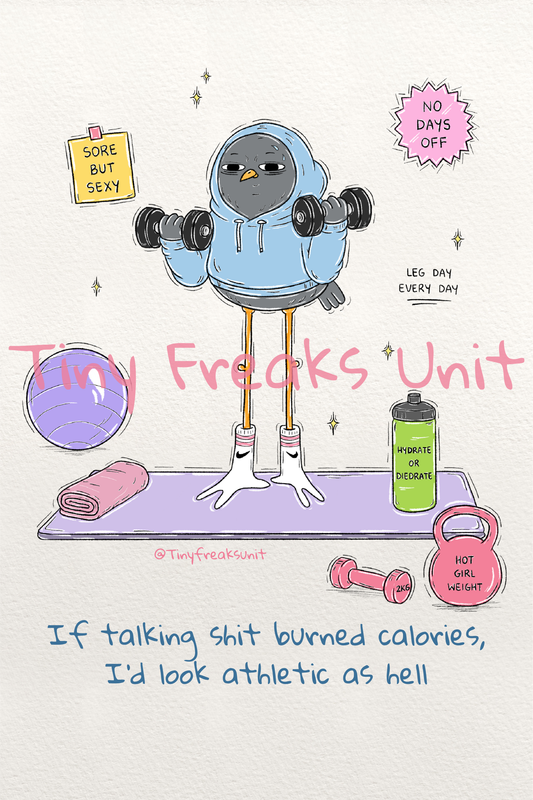 Talking Shit Original Print