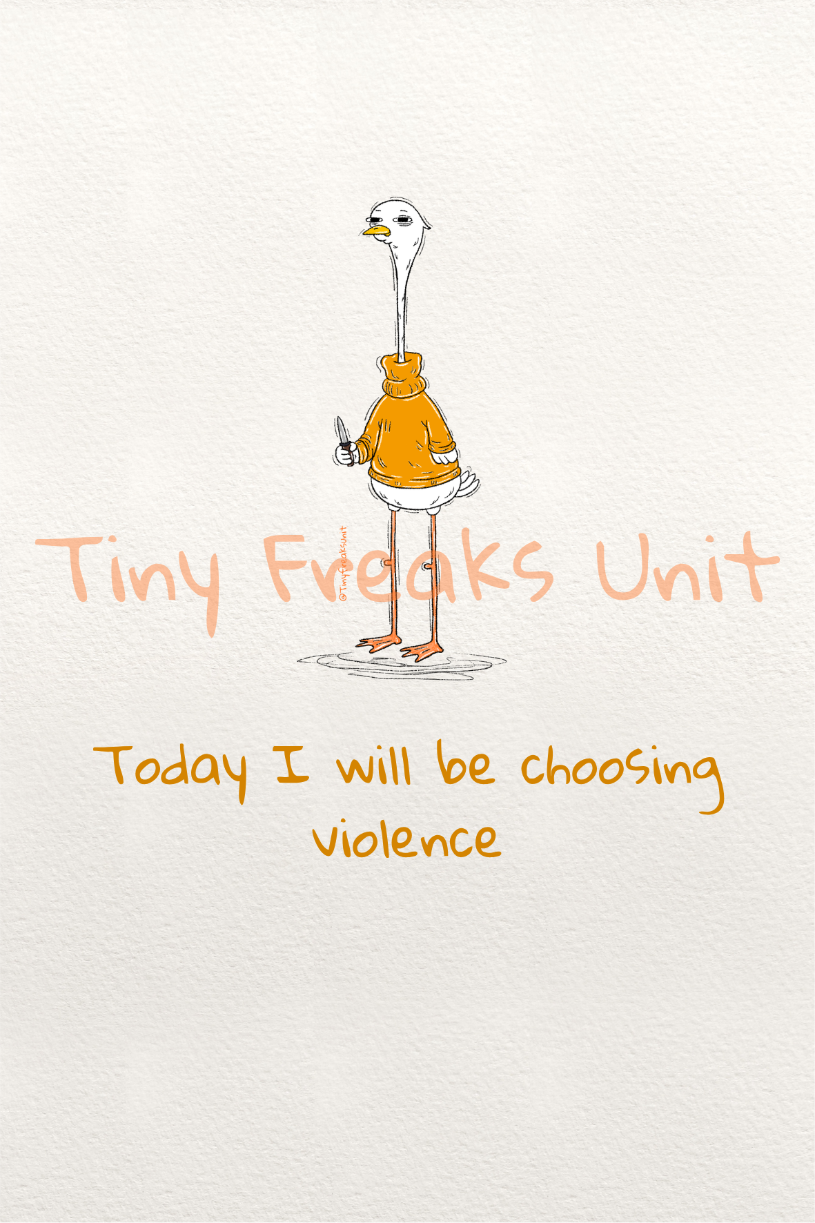 Violence Original Print