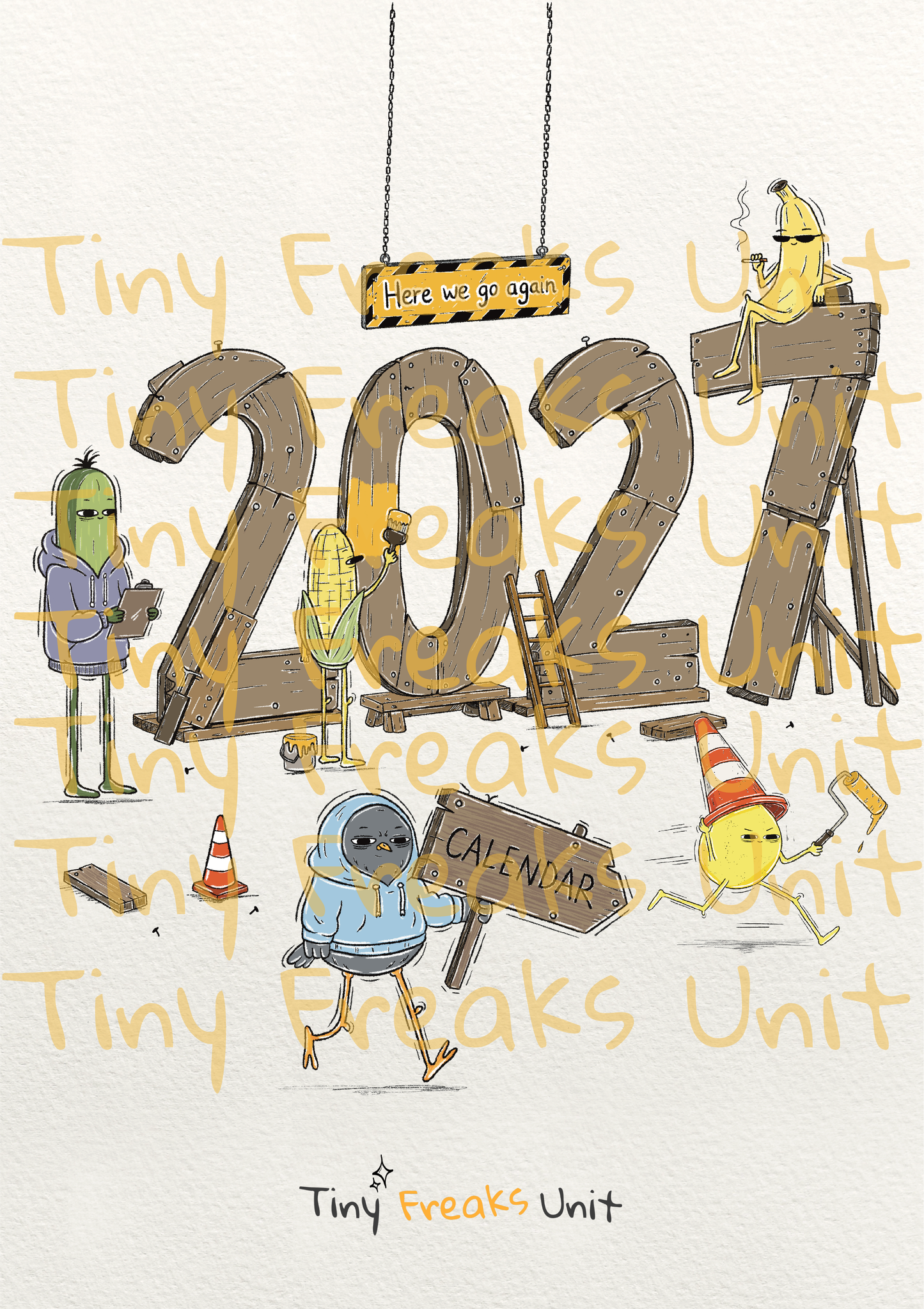 Tiny Freaks Unit 2027 Calendar