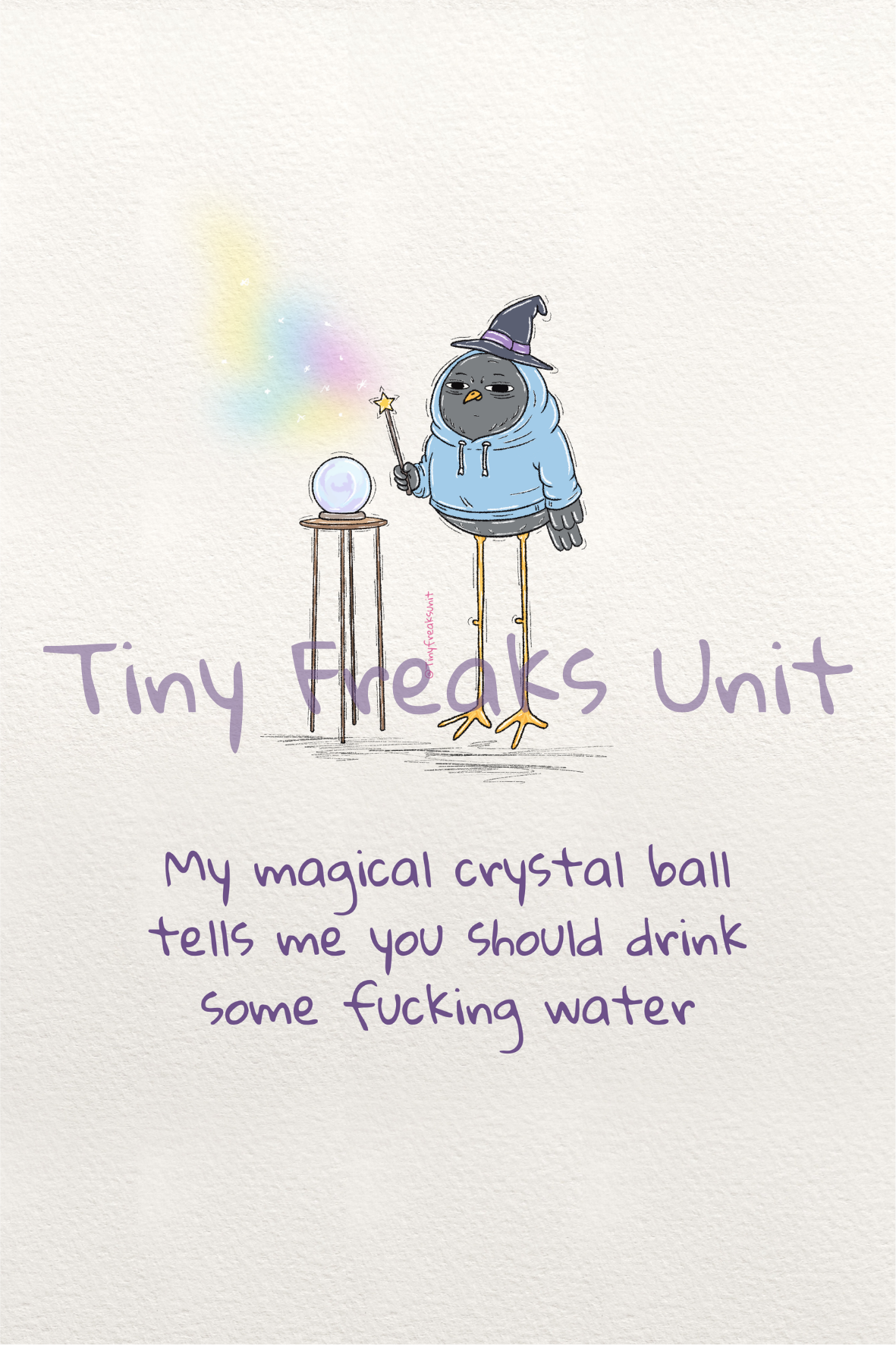 Magical Crystal Ball Original Print