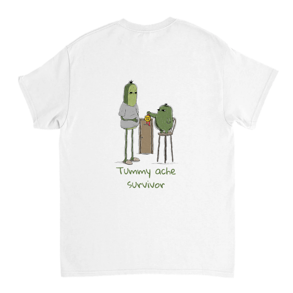 Tummy Ache Unisex T-shirt (back design)