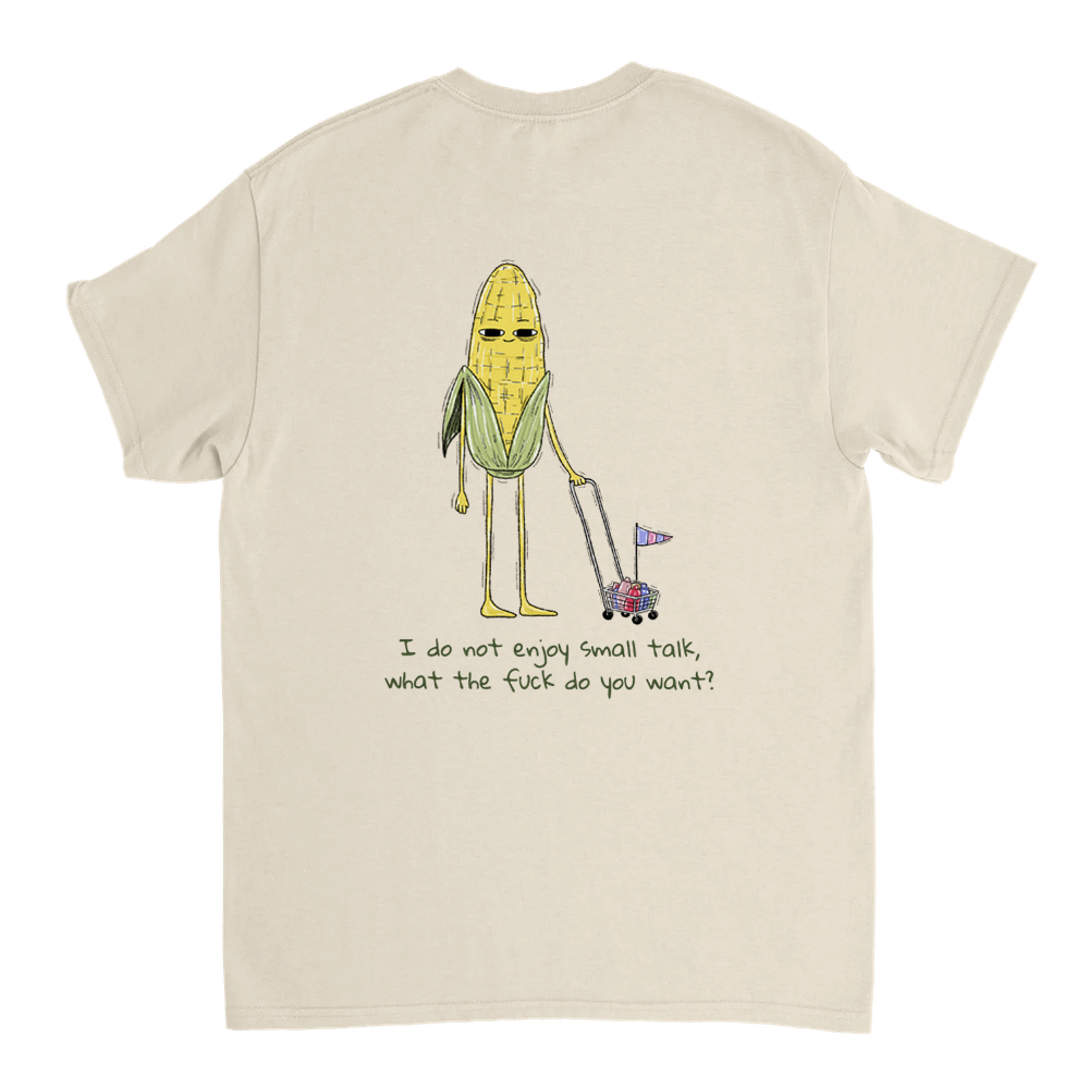 Small Talk Unisex T-shirt (back design)