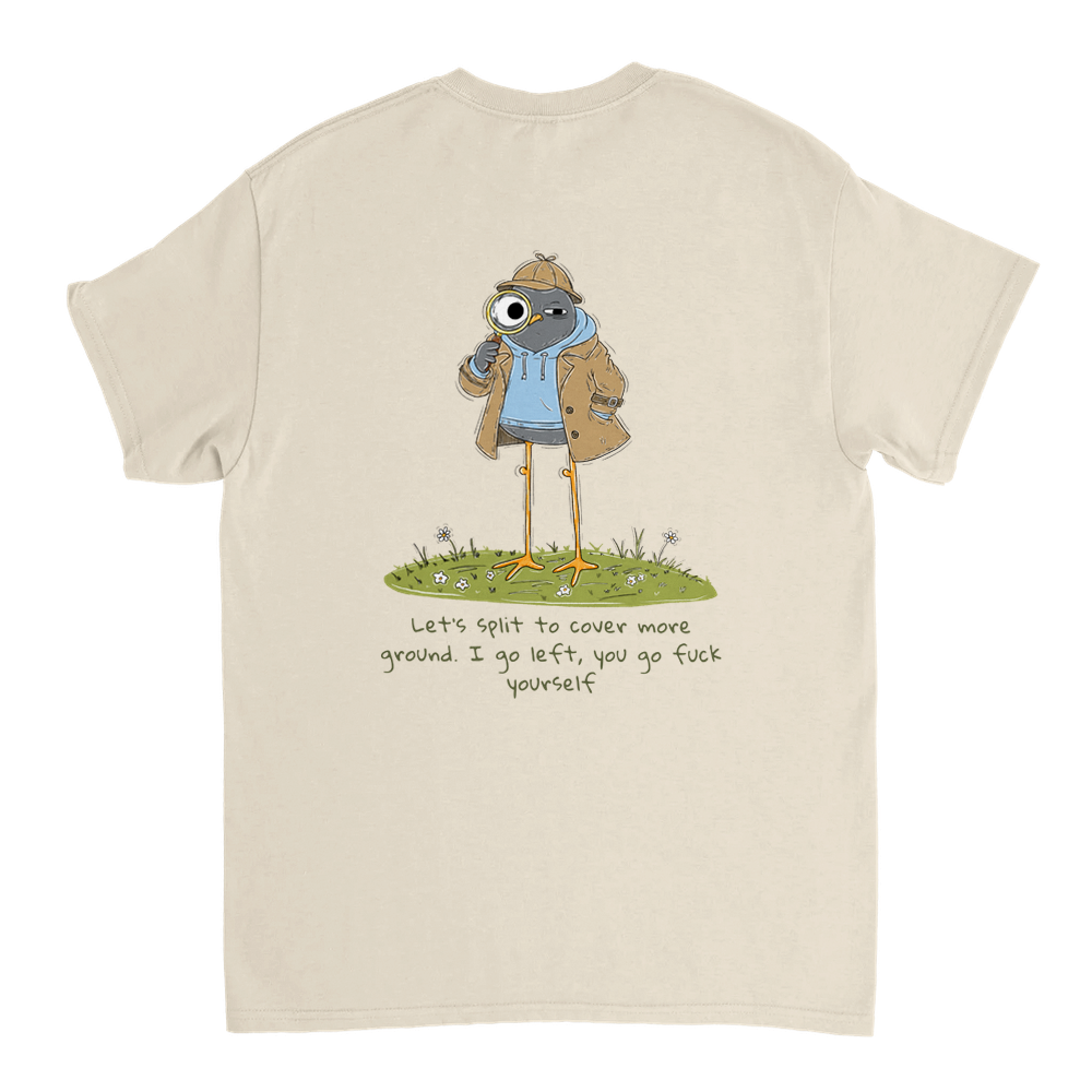 Let's Split Unisex T-shirt (back design)