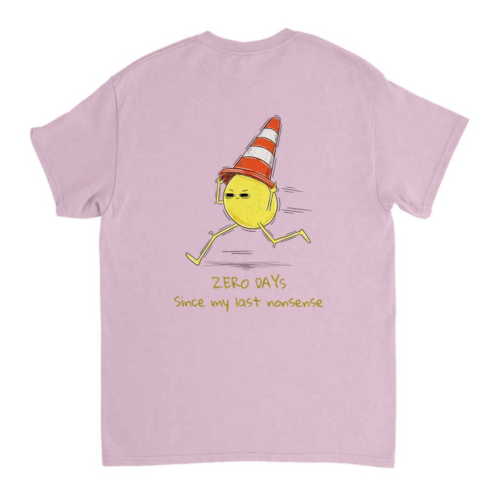 Zero Days Unisex T-shirt (back design)
