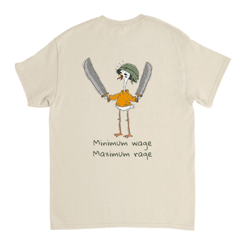 Maximum Rage Unisex T-shirt (back design)