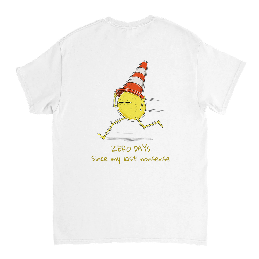 Zero Days Unisex T-shirt (back design)