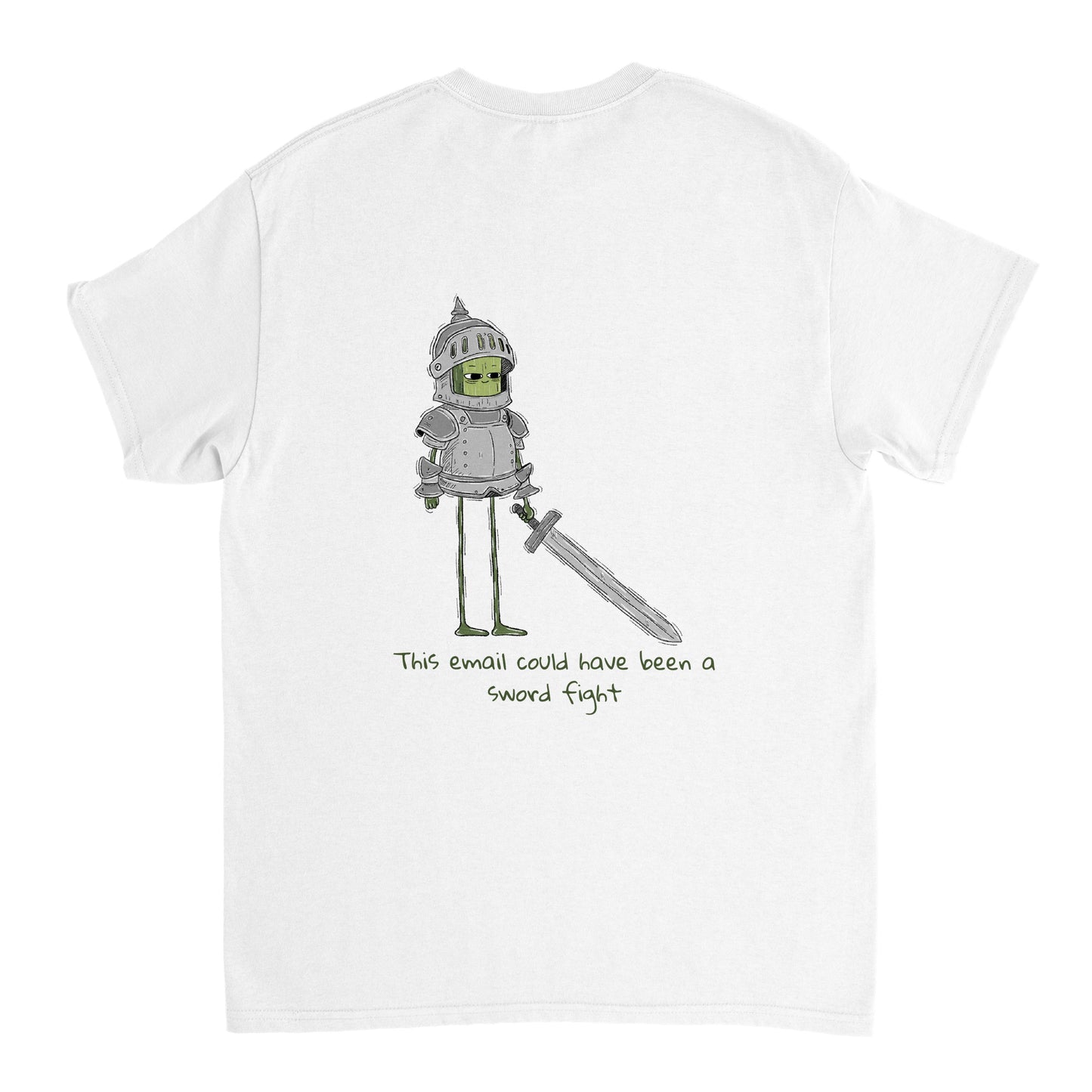 Sword Fight Unisex T-shirt (back design)