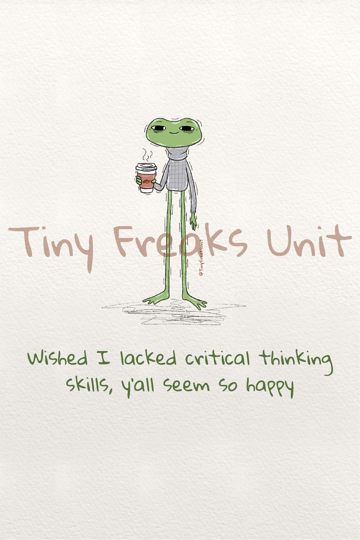 Froggy Original Print